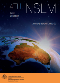 INSLM Annual Report 2022-23 cover